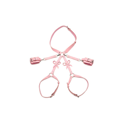 BONDAGE HARNESS W/BOWS - M/L