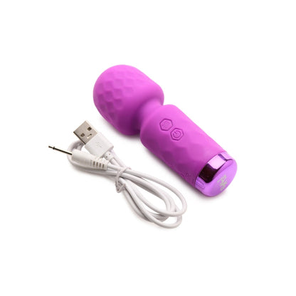 10X MINI SILICONE WAND - PURPLE