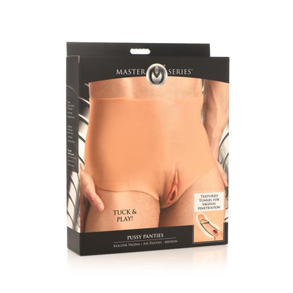 PUSSY PANTIES SILICONE VAGINA + ASS PANTIES - MEDIUM
