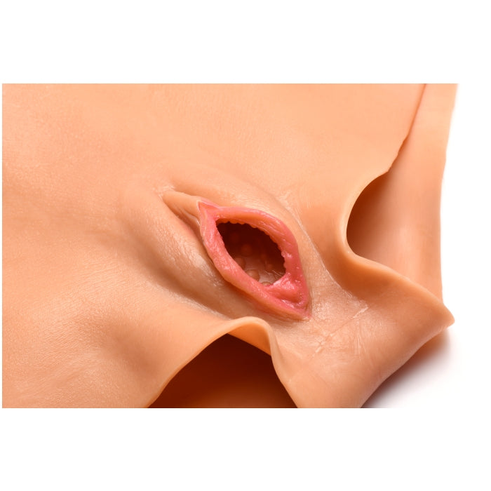 PUSSY PANTIES SILICONE VAGINA + ASS PANTIES - MEDIUM