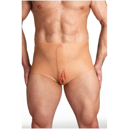 PUSSY PANTIES SILICONE VAGINA + ASS PANTIES - SMALL