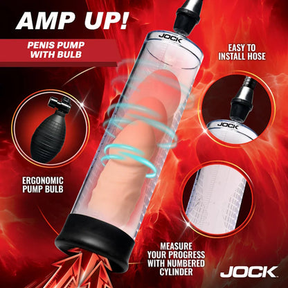 PENIS PUMP W/ BULB AMP UP
