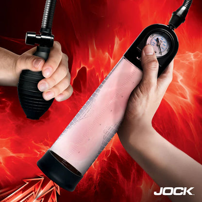 GAUGE PENIS PUMP W/ BULB PUMP UP