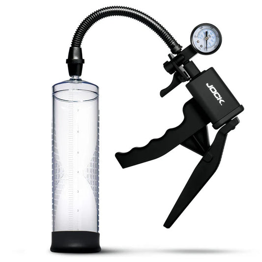 PENIS PUMP W/ GAUGE & TRIGGER HANDLE PUMP UP